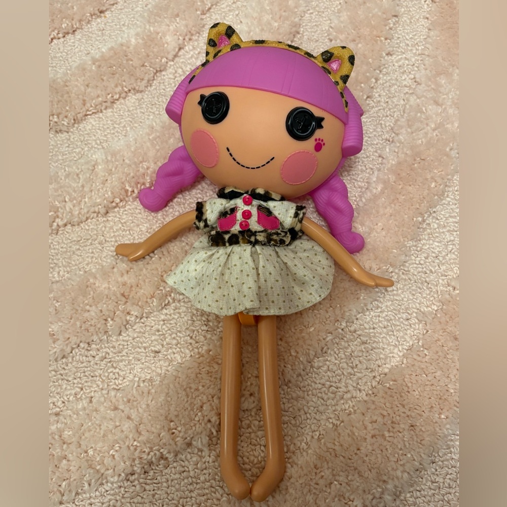 Lalaloopsy Kat Jungle Roar Cheetah Print Full Sized Doll 12"